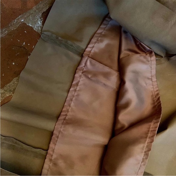 Vintage Abercrombie & Fitch Milk Chocolate Suede Leather Full Maxi Skirt - Picture 5 of 5